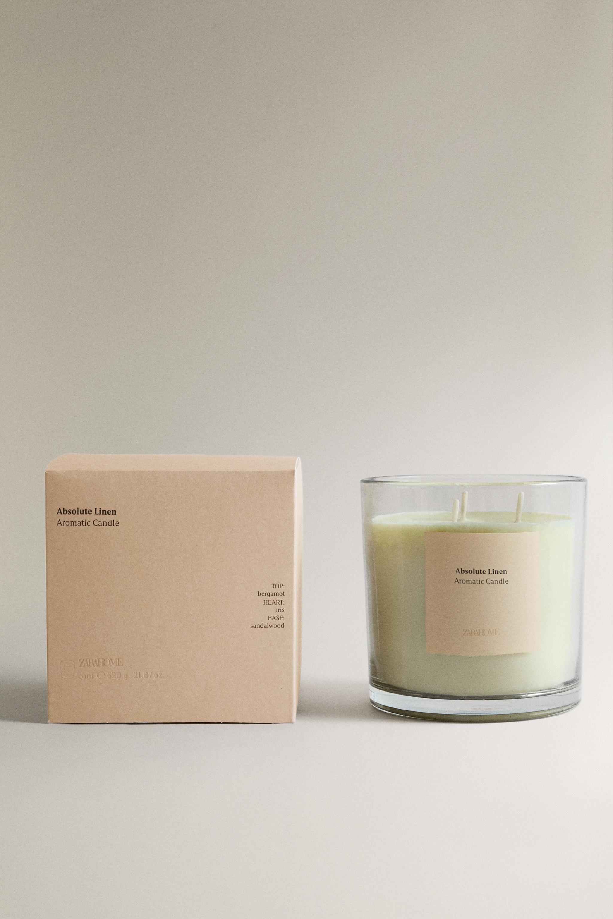 G) ABSOLUTE LINEN SCENTED CANDLE